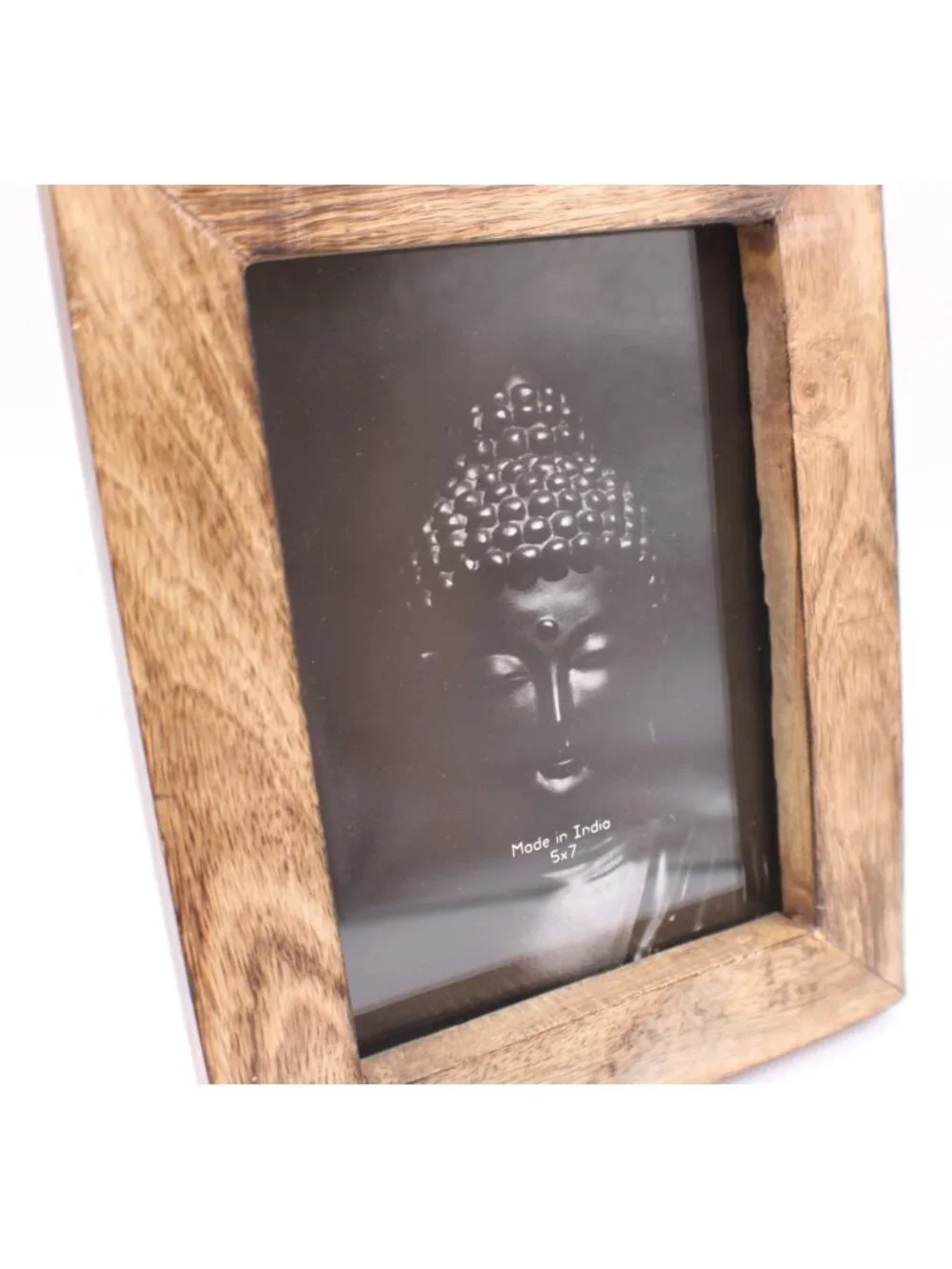Rustic Wooden Picture Frame With Live Edge Design 5x7